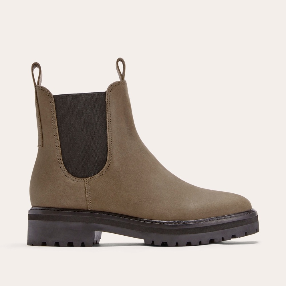 NWOT Everlane Tan Heeled Boots